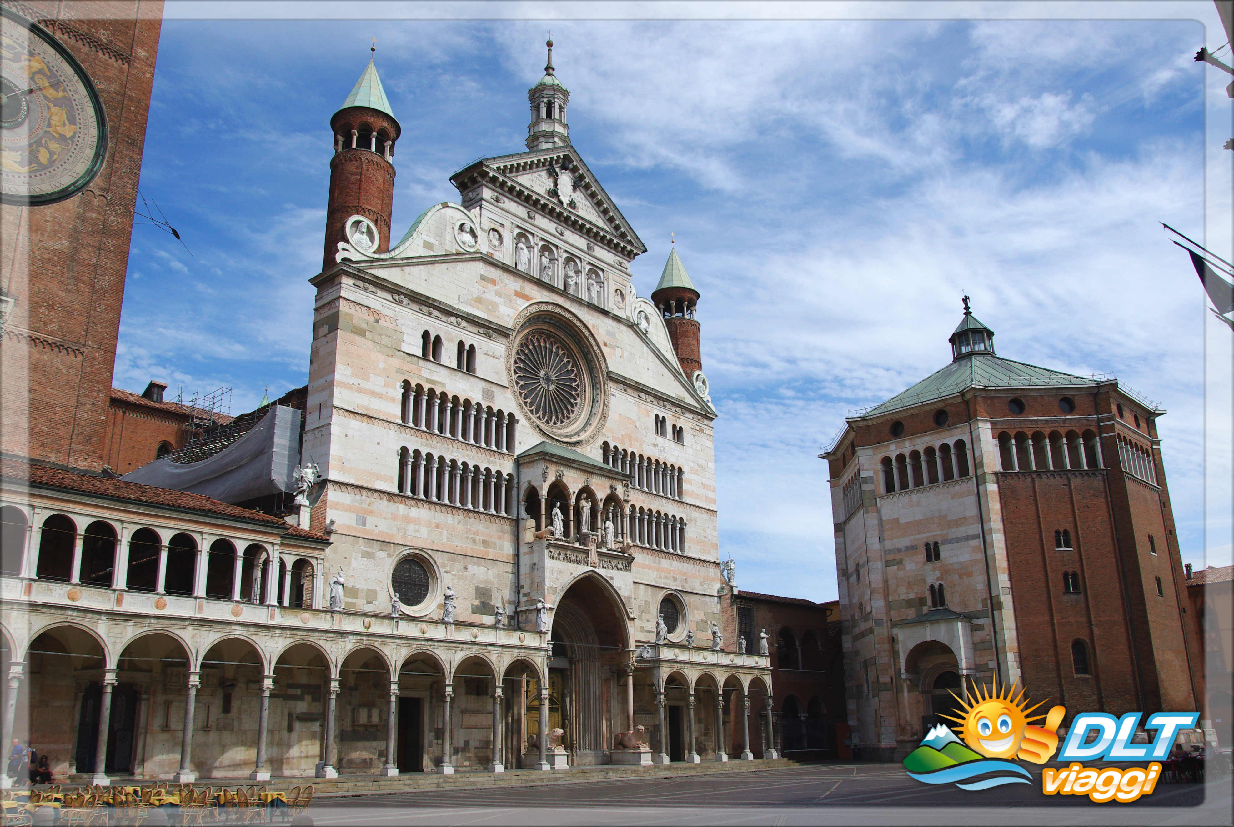 Cartolina d'epoca paesagg Italia Lombardia Cremona Crema Porta Serio